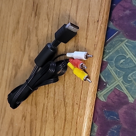 Other Video Game Audio Visual Cable Red Yellow White Coded Poshmark
